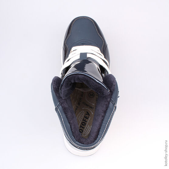 744077-71 Кроссовки для девочки светло-синий фото №4