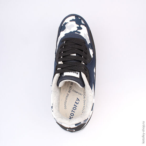 744078-71 Кроссовки для мальчики син-сер-чер фото №4