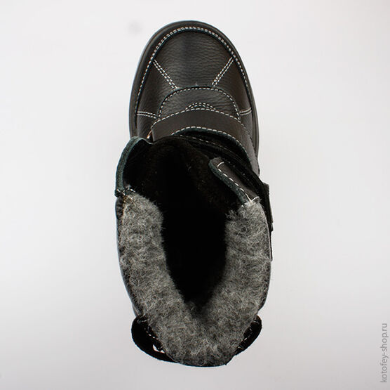 752050-42 Сапожки для мальчики черный фото №4