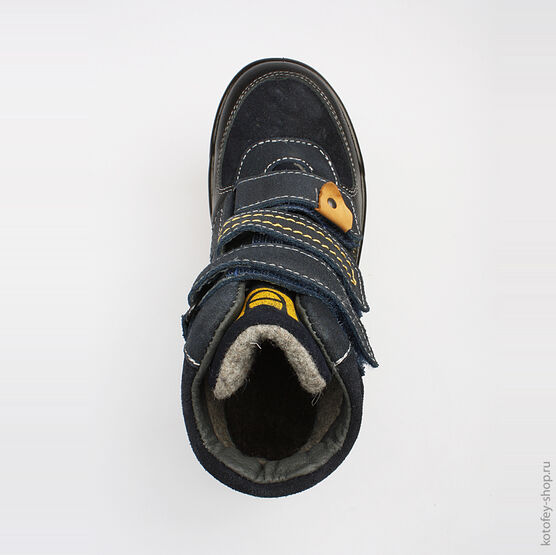 752061-32 Ботинки для мальчики светло-синий фото №4