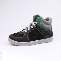 752067-32 Ботинки для мальчики чер-зел