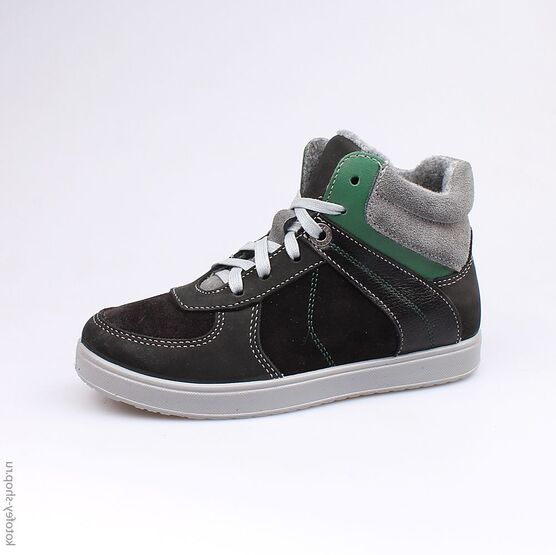 752067-32 Ботинки для мальчики чер-зел