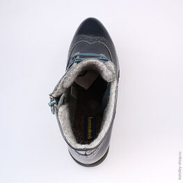 752068-32 Ботинки для девочки светло-синий фото №4