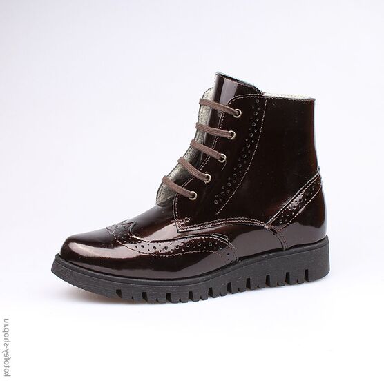 752068-33 Ботинки для девочки коричневый