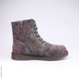 752072-42 Сапожки для девочки серый фото №2