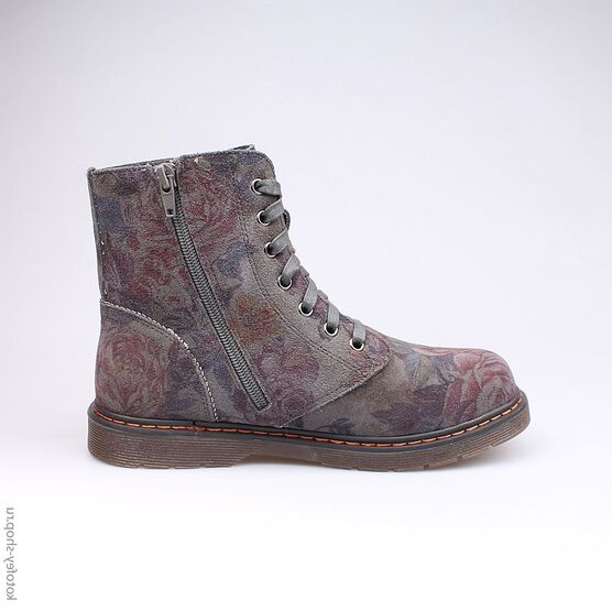 752072-42 Сапожки для девочки серый фото №2