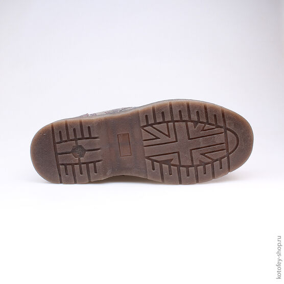 752072-42 Сапожки для девочки серый фото №3