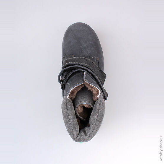 752078-51 Сапожки для мальчики светло-синий фото №4