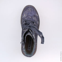 753004-31 Ботинки для девочки светло-синий фото №4