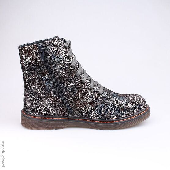 753004-32 Ботинки для девочки серый фото №2