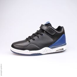 754012-31 Ботинки для мальчики чер-син