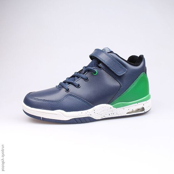 754012-32 Ботинки для мальчики син-зел