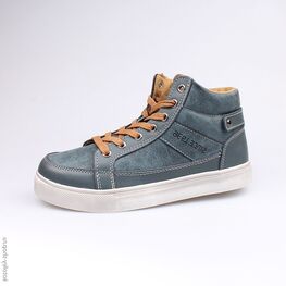 754016-31 Ботинки для мальчики син-беж