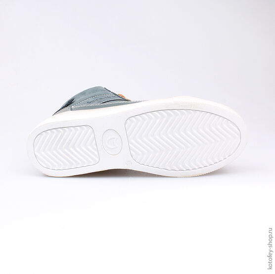 754016-31 Ботинки для мальчики син-беж фото №3