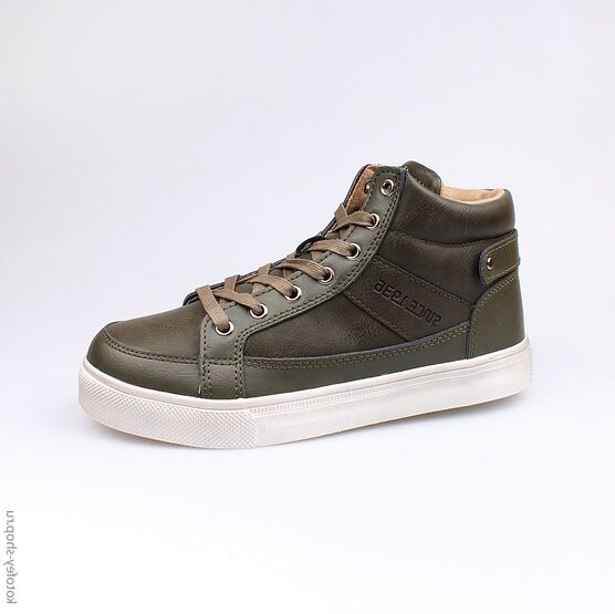 754016-32 Ботинки для мальчики оливковый