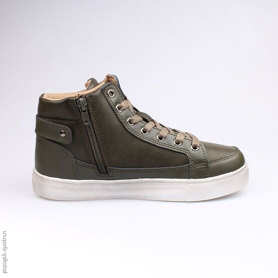 754016-32 Ботинки для мальчики оливковый фото №2