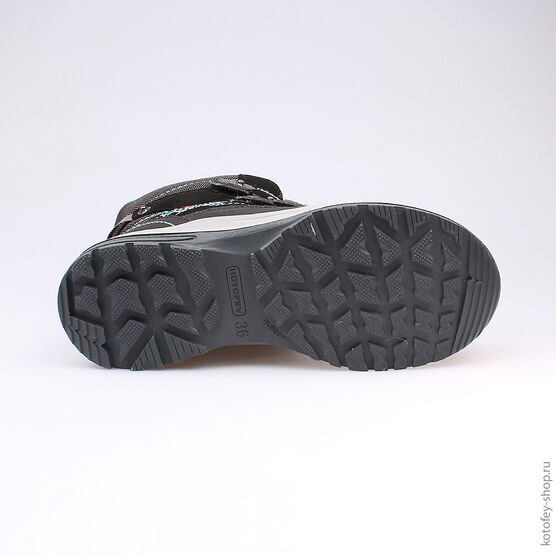 754915-42 Мембранные ботинки для мальчики чер-гол фото №3