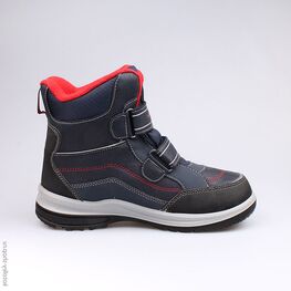 754917-41 Мембранные ботинки для мальчики син-кра фото №2