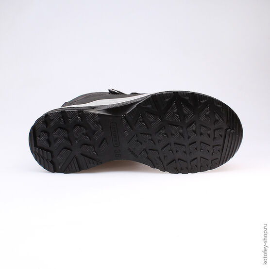 754917-42 Мембранные ботинки для мальчики чер-сер фото №3