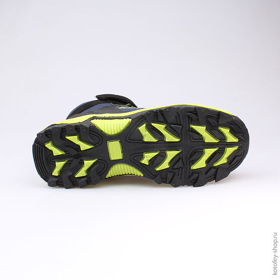 754923-42 Мембранные ботинки для мальчики син-зел фото №3