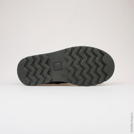 762011-47 Сапожки для девочки черный фото №3