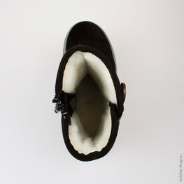 762011-47 Сапожки для девочки черный фото №4