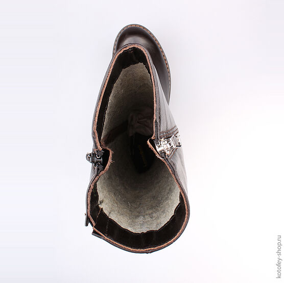 762028-32 Сапожки для девочки коричневый фото №4