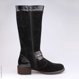 762033-31 Сапожки для девочки черный фото №2