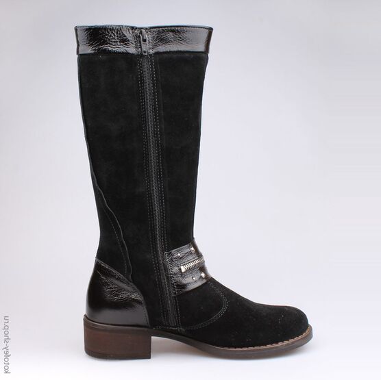 762033-31 Сапожки для девочки черный фото №2