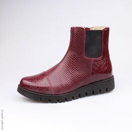 762038-22 Сапожки для девочки бордовый