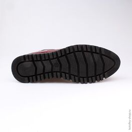 762038-22 Сапожки для девочки бордовый фото №3