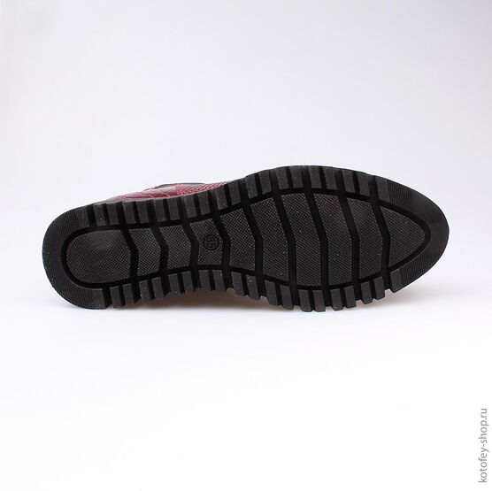 762038-22 Сапожки для девочки бордовый фото №3