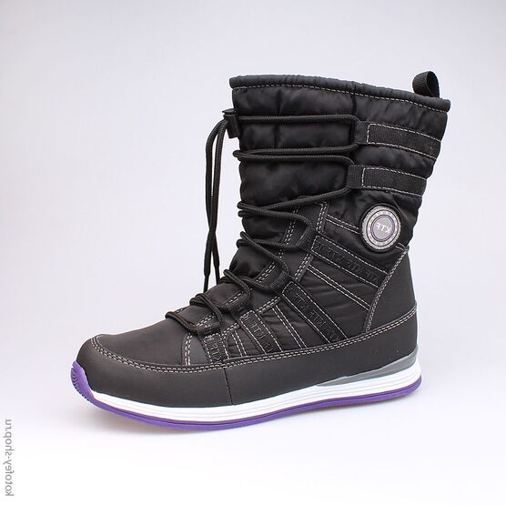 764915-42 Мембранные сапоги для девочки чер-фио