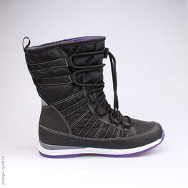 764915-42 Мембранные сапоги для девочки чер-фио фото №2