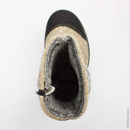 767034-41 Валенки для мальчики серый фото №4