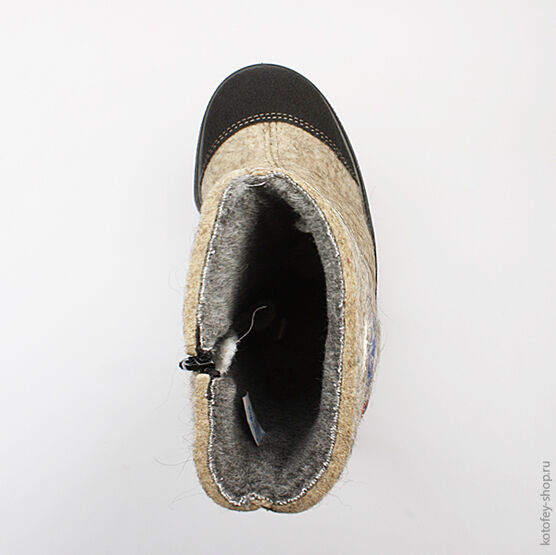 767036-41 Валенки для мальчики серый фото №4