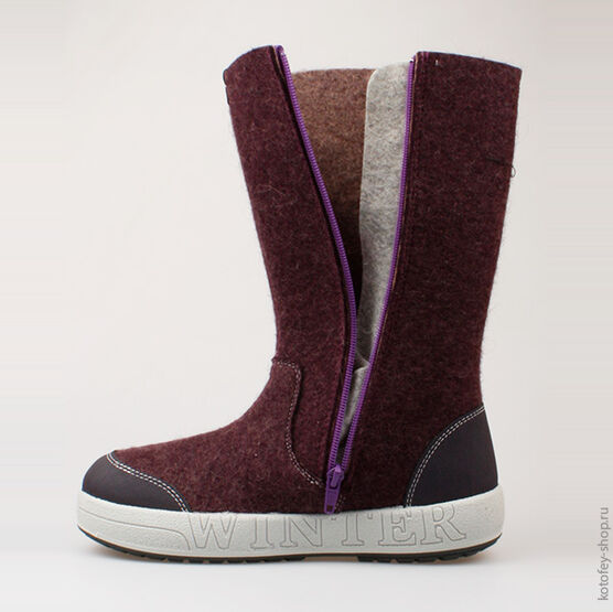 867043-05 Валенки для девочки фиолетовый фото №4