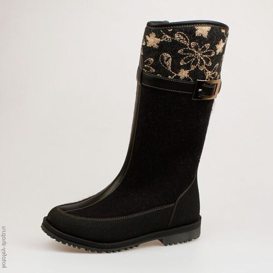 867045-41 Валенки для девочки черный