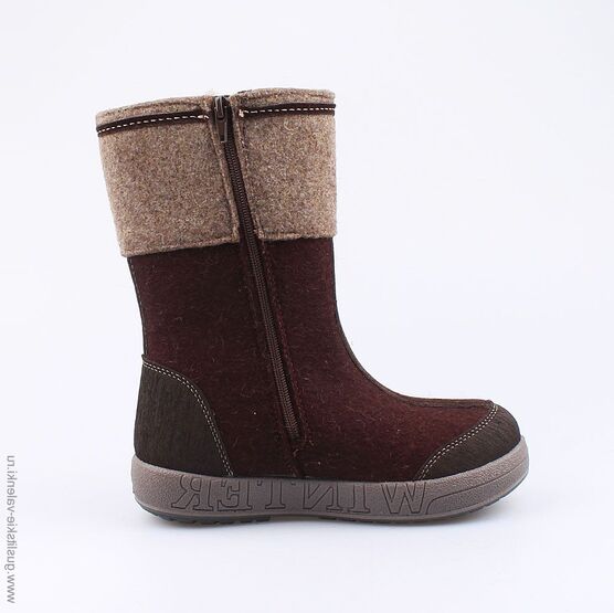 867046-43 Валенки для девочки коричневый фото №2