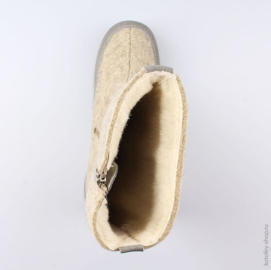 867049-41 Валенки для девочки бежевый фото №4