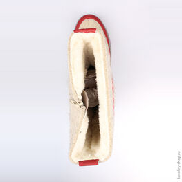 867049-43 Валенки для девочки серый фото №4