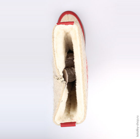 867049-43 Валенки для девочки серый фото №4