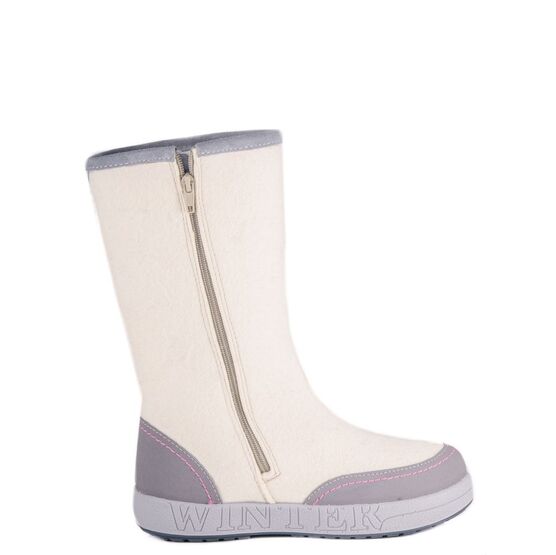 867052-42 Валенки для девочки белый фото №3