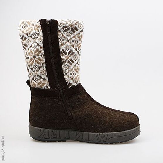 867056-42 Валенки для девочки коричневый фото №2