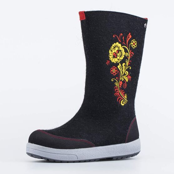 867071-42 Валенки для девочки черный