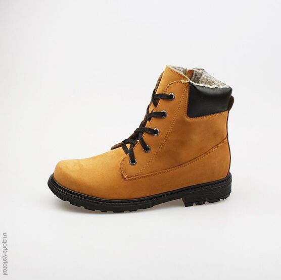 952000-31 Ботинки для мальчики желтый