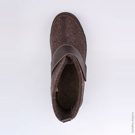 957009-02 Валенки для мальчики коричневый фото №4