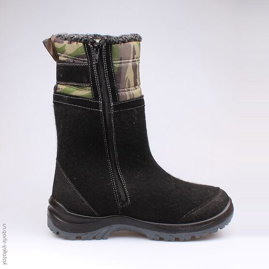 967019-42 Валенки для мальчики черный фото №2