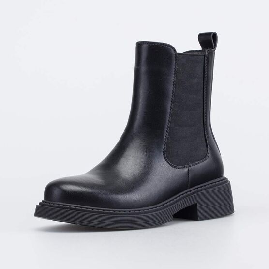 662162-31 Подростковые сапожки-челси для девочки черный