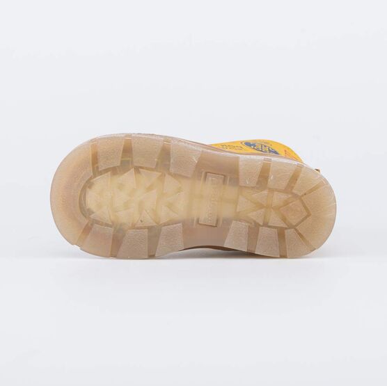 352347-33 Утепленные ботинки на шнурках DGU песочный для мальчики желтый фото №3